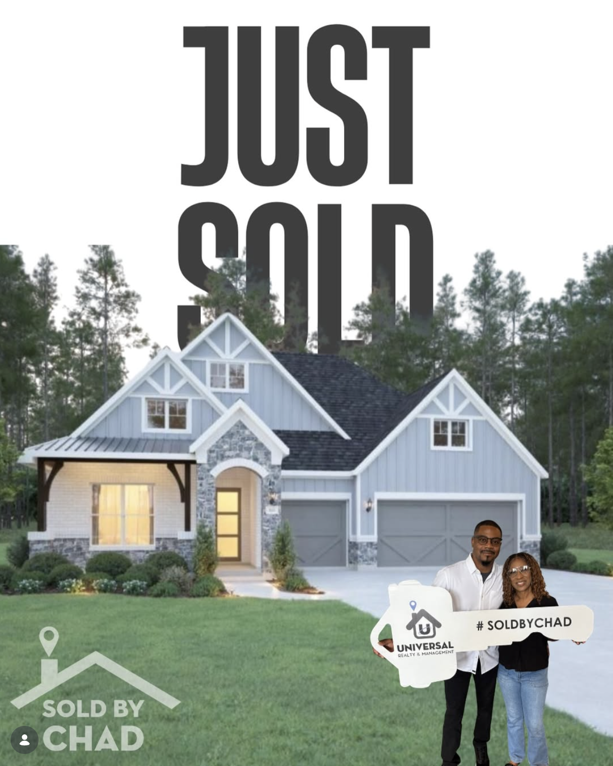 Happy Sold by Chad client
